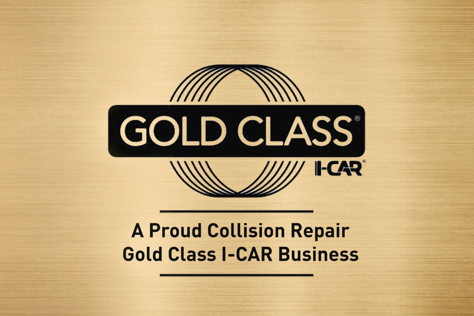 A Proud Collision Repair Gold Class I-CAR Business