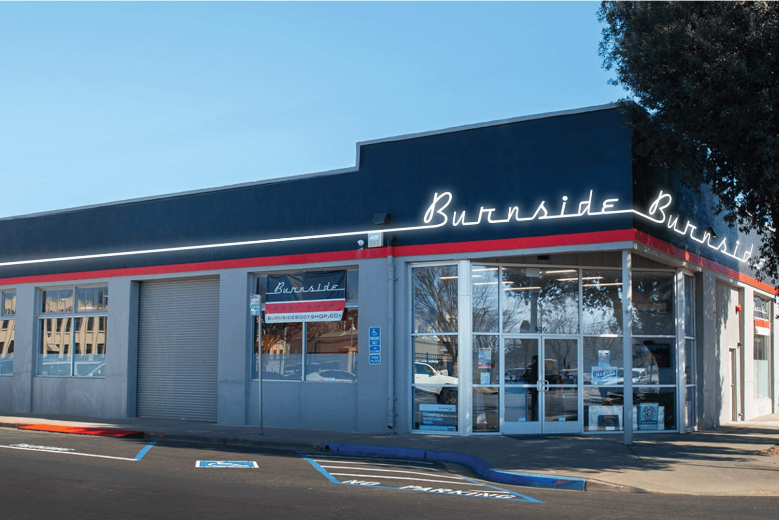Burnside Body Shop building